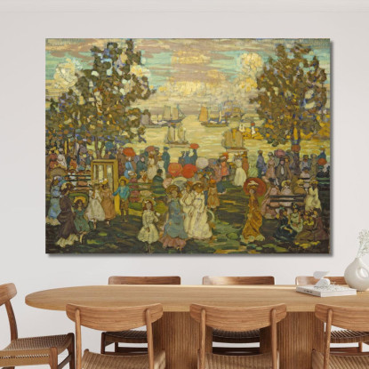 Salem Willows Maurice Prendergast mpr50 quadro stampato su tela