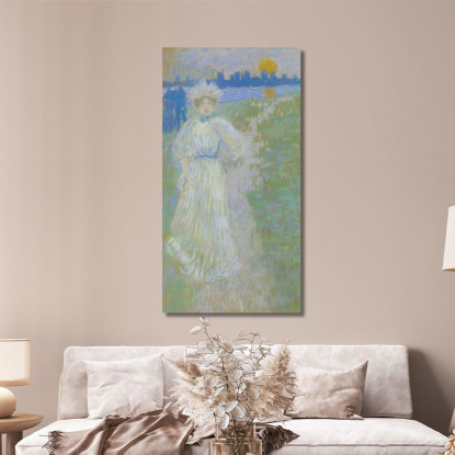 Tramonto Boston Maurice Prendergast mpr61 quadro stampato su tela