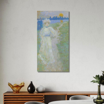 Tramonto Boston Maurice Prendergast mpr61 quadro stampato su tela