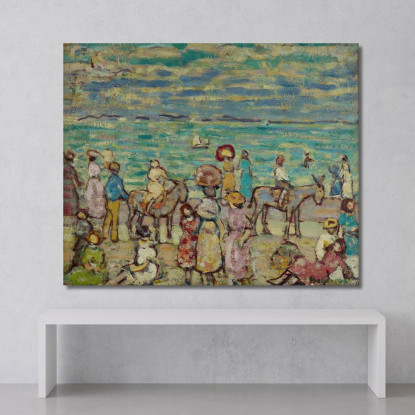 La Spiaggia Maurice Prendergast mpr63 quadro stampato su tela