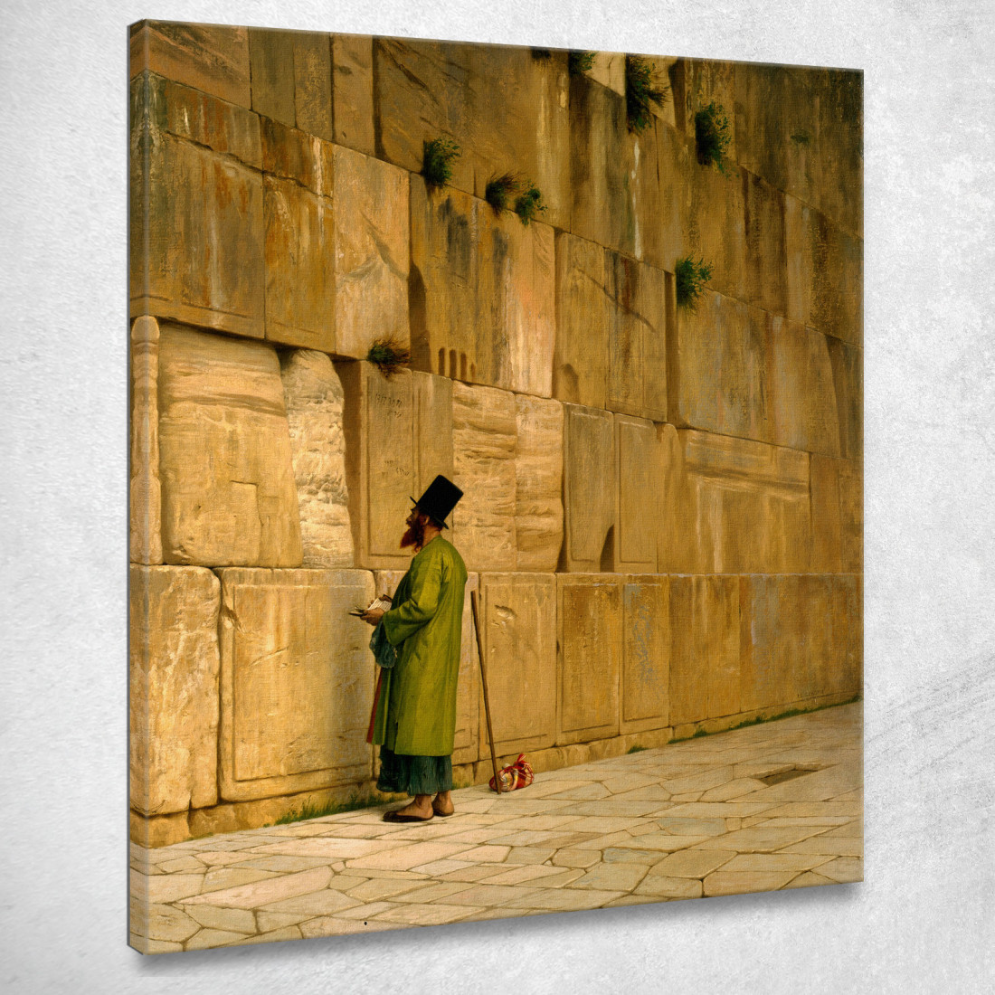 Il Muro Del Pianto Jean-Léon Gérôme jlg151 quadro stampato su tela Il Muro Del Pianto Jean-Léon Gérôme jlg151 quadro stampato su tela