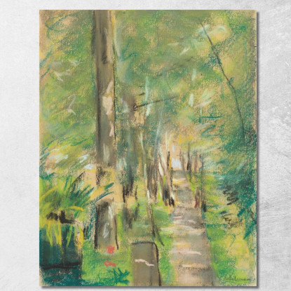 Viale Di Betulle Nel Giardino Del Wannsee Max Liebermann mlb10 quadro stampato su tela