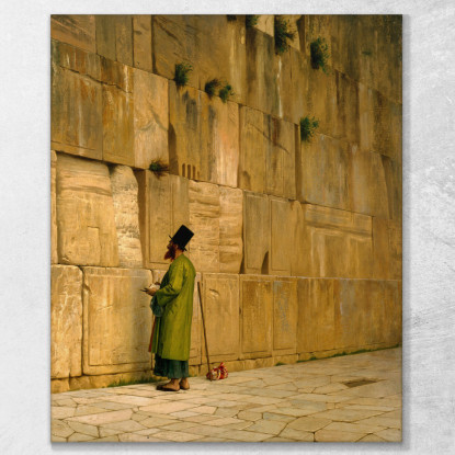 Il Muro Del Pianto Jean-Léon Gérôme jlg151 quadro stampato su tela