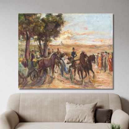 Passeggiata Sul Monte Pincio A Roma Max Liebermann mlb17 quadro stampato su tela
