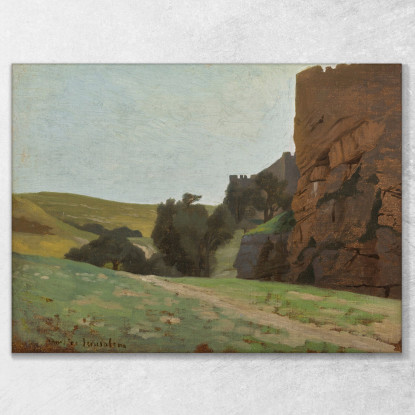 Le Mura Di Gerusalemme Jean-Léon Gérôme jlg152 quadro stampato su tela