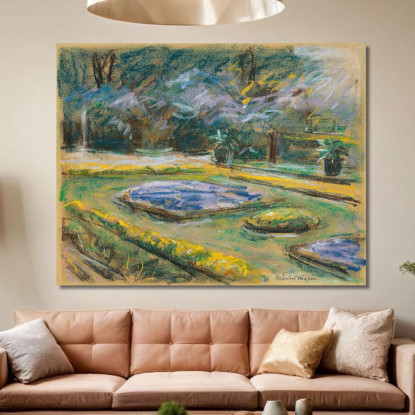La Terrazza Fiorita Nel Giardino Del Wannsee Verso Nord-Est Max Liebermann mlb25 quadro stampato su tela