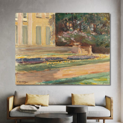 La Terrazza Fiorita Nel Giardino Del Wannsee Verso Nord-Ovest Max Liebermann mlb26 quadro stampato su tela