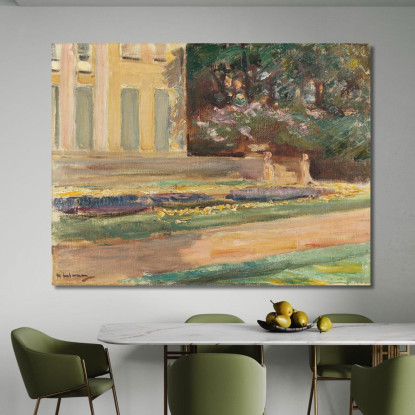 La Terrazza Fiorita Nel Giardino Del Wannsee Verso Nord-Ovest Max Liebermann mlb26 quadro stampato su tela