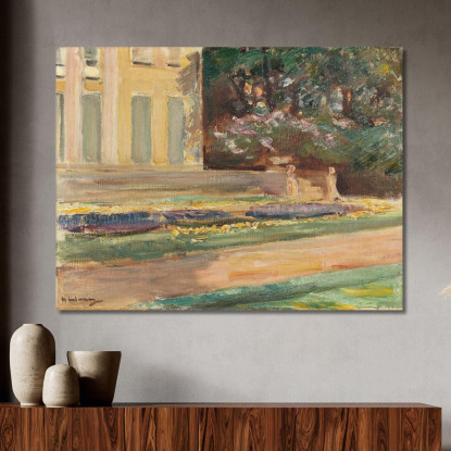 La Terrazza Fiorita Nel Giardino Del Wannsee Verso Nord-Ovest Max Liebermann mlb26 quadro stampato su tela