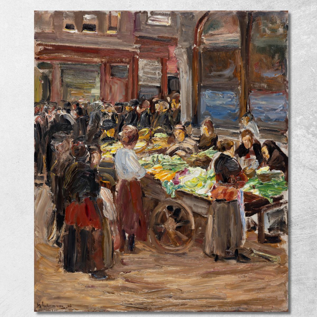 Strada Ebraica Ad Amsterdam Max Liebermann mlb43 quadro stampato su tela Strada Ebraica Ad Amsterdam Max Liebermann mlb43 quadro stampato su tela