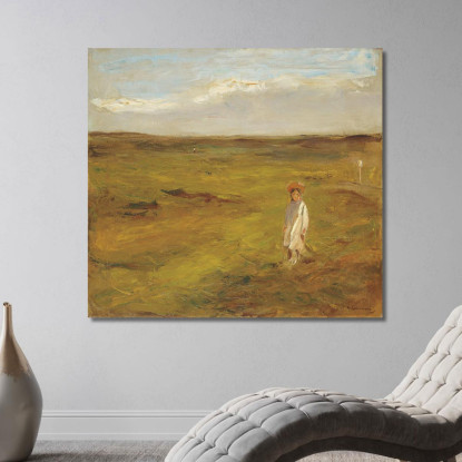 Bambino Nelle Dune Max Liebermann mlb46 quadro stampato su tela