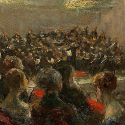 Concerto All'Opera Max Liebermann mlb51 quadro stampato su tela