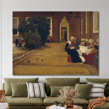 Ragazze Orfane Ad Amsterdam Max Liebermann mlb56 quadro stampato su tela