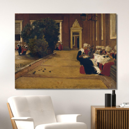 Ragazze Orfane Ad Amsterdam Max Liebermann mlb56 quadro stampato su tela
