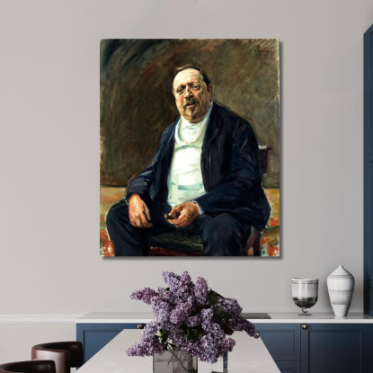 Ritratto Di Alfred Von Berger Max Liebermann mlb59 quadro stampato su tela