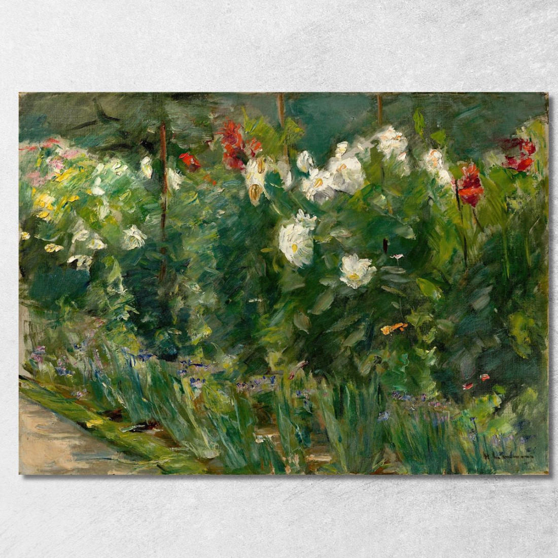 Fiori Rossi E Bianchi Verso Sud-Est Max Liebermann mlb70 quadro stampato su tela Fiori Rossi E Bianchi Verso Sud-Est Max Liebermann mlb70 quadro stampato su tela