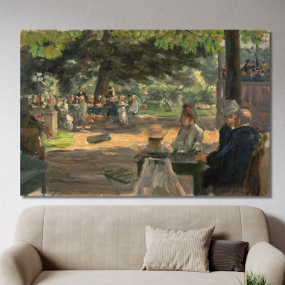 Studio Per Il Giardino Del Ristorante A Leida Max Liebermann mlb80 quadro stampato su tela