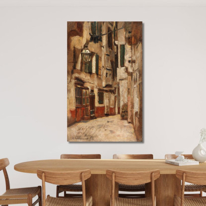 Vicolo Veneziano Verso Destra Max Liebermann mlb93 quadro stampato su tela