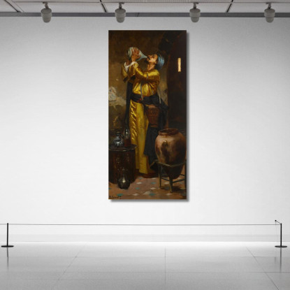 Una Bevanda Rinfrescante Rudolf Ernst rer6 quadro stampato su tela