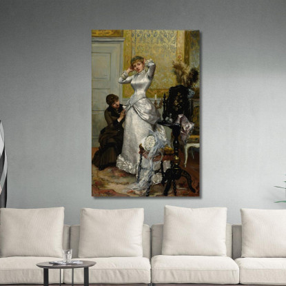 Vestizione Della Sposa Rudolf Ernst rer16 quadro stampato su tela
