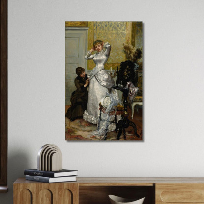 Vestizione Della Sposa Rudolf Ernst rer16 quadro stampato su tela