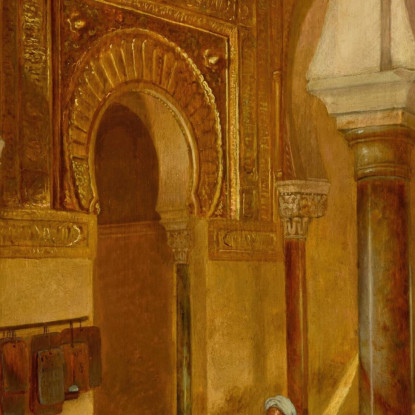 Nella Madrasa Rudolf Ernst rer21 quadro stampato su tela