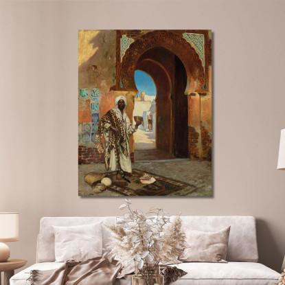 Il Mercante Di Conchiglie Rudolf Ernst rer27 quadro stampato su tela