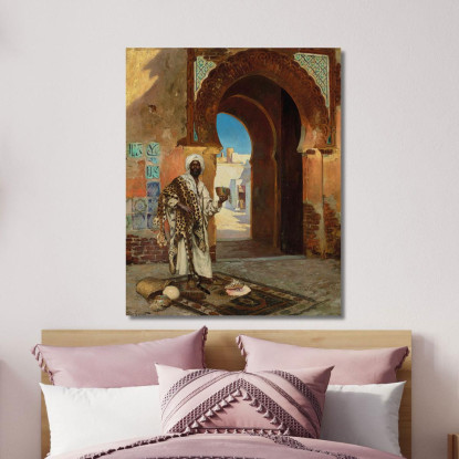 Il Mercante Di Conchiglie Rudolf Ernst rer27 quadro stampato su tela