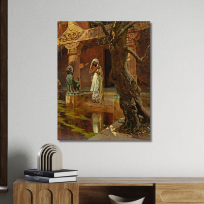 Lo Stagno Sacro Rudolf Ernst rer30 quadro stampato su tela