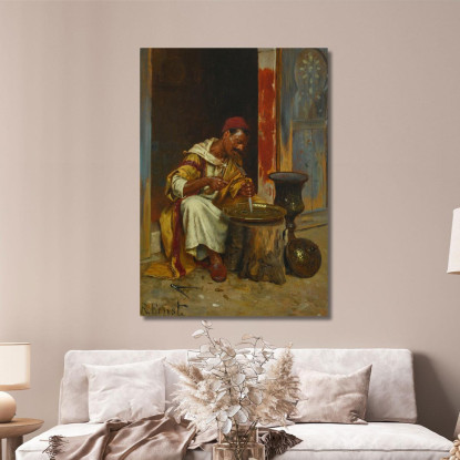 Il Lavoratore Dell'Ottone Rudolf Ernst rer39 quadro stampato su tela