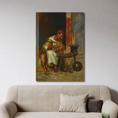 Il Lavoratore Dell'Ottone Rudolf Ernst rer39 quadro stampato su tela