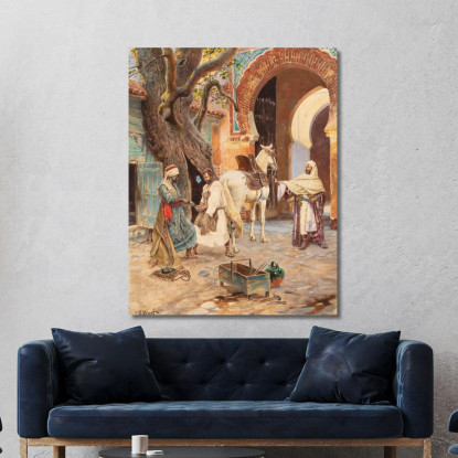 Il Maniscalco Rudolf Ernst rer42 quadro stampato su tela