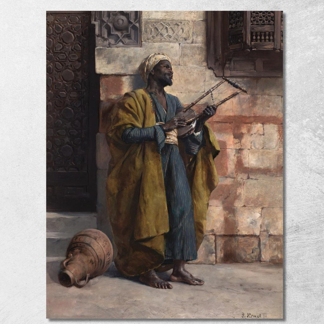 Il Musicista 2 Rudolf Ernst rer50 quadro stampato su tela Il Musicista 2 Rudolf Ernst rer50 quadro stampato su tela