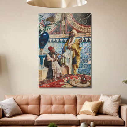I Musicisti 2 Rudolf Ernst rer52 quadro stampato su tela