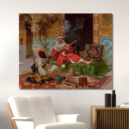 I Musicisti Rudolf Ernst rer53 quadro stampato su tela