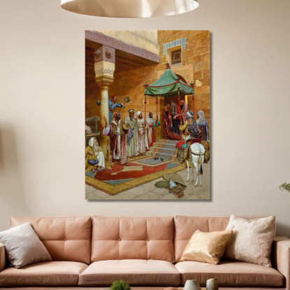 La Nuova Sposa Rudolf Ernst rer56 quadro stampato su tela