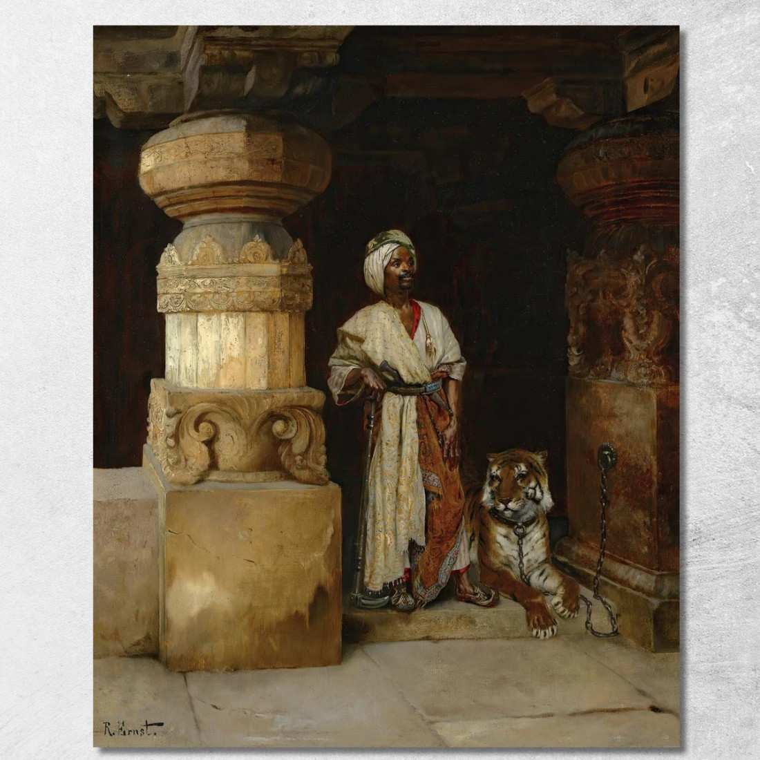 La Guardia Del Palazzo Rudolf Ernst rer60 quadro stampato su tela La Guardia Del Palazzo Rudolf Ernst rer60 quadro stampato su tela