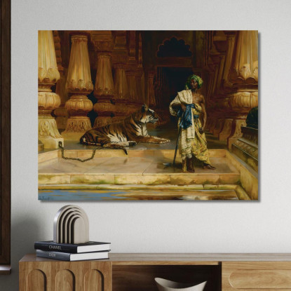 Le Guardie Del Palazzo Rudolf Ernst rer61 quadro stampato su tela