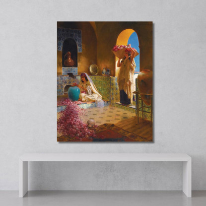 I Profumieri Rudolf Ernst rer62 quadro stampato su tela