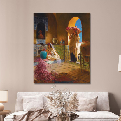 I Profumieri Rudolf Ernst rer62 quadro stampato su tela
