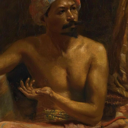 Il Mercante Di Tappeti Rudolf Ernst rer64 quadro stampato su tela