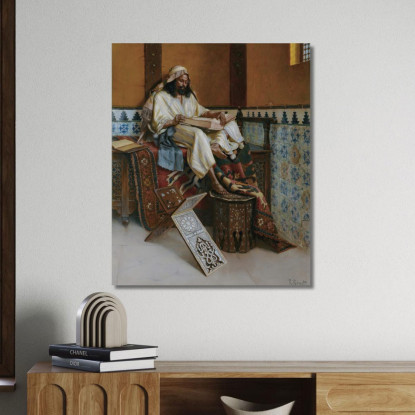 Lo Studioso Rudolf Ernst rer65 quadro stampato su tela