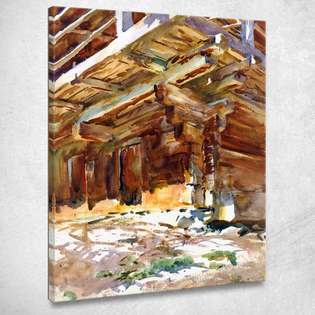 Abriès John Singer Sargent jss8 quadro stampato su tela Abriès John Singer Sargent jss8 quadro stampato su tela