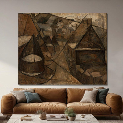 Paesaggio Bretone Con Un Pozzo Tadeusz Makowski tmk18 quadro stampato su tela