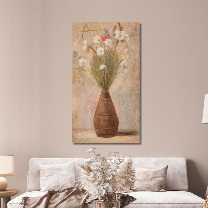 Fiori Di Campo Tadeusz Makowski tmk55 quadro stampato su tela