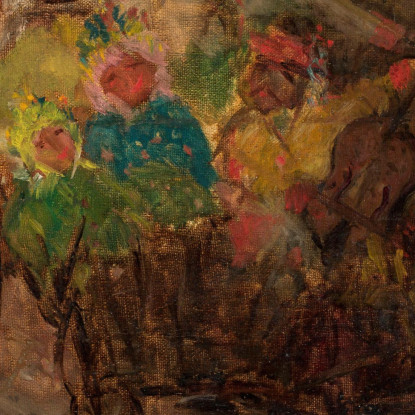 Matrimonio Di Cracovia Tadeusz Makowski tmk91 quadro stampato su tela