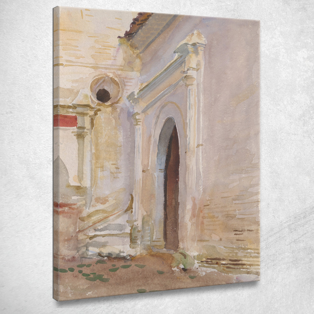 Portale Ad Arco John Singer Sargent jss18 quadro stampato su tela Portale Ad Arco John Singer Sargent jss18 quadro stampato su tela