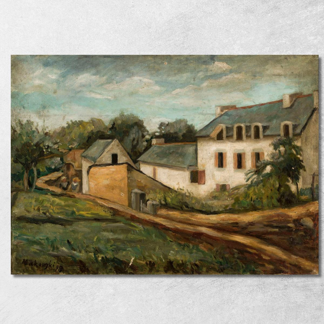 Paesaggio Da Le Pouldu Tadeusz Makowski tmk94 quadro stampato su tela Paesaggio Da Le Pouldu Tadeusz Makowski tmk94 quadro stampato su tela