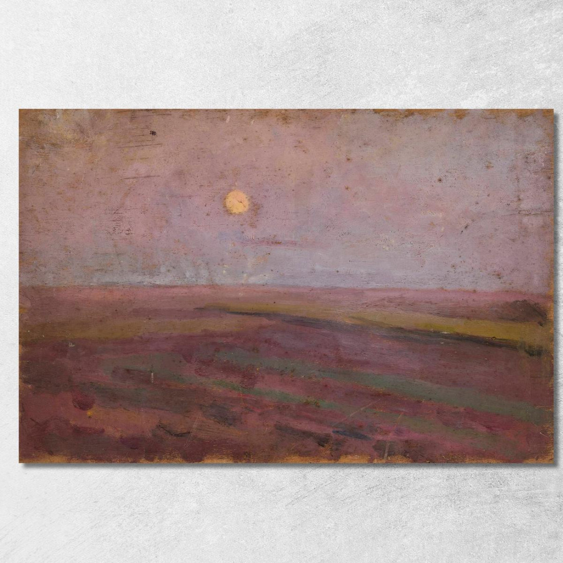 Paesaggio Con Gigli Tadeusz Makowski tmk102 quadro stampato su tela Paesaggio Con Gigli Tadeusz Makowski tmk102 quadro stampato su tela