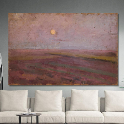 Paesaggio Con Gigli Tadeusz Makowski tmk102 quadro stampato su tela
